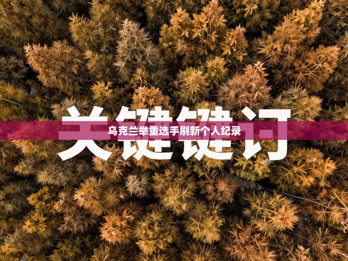 开云体育app-乌克兰举重选手刷新个人纪录  第2张